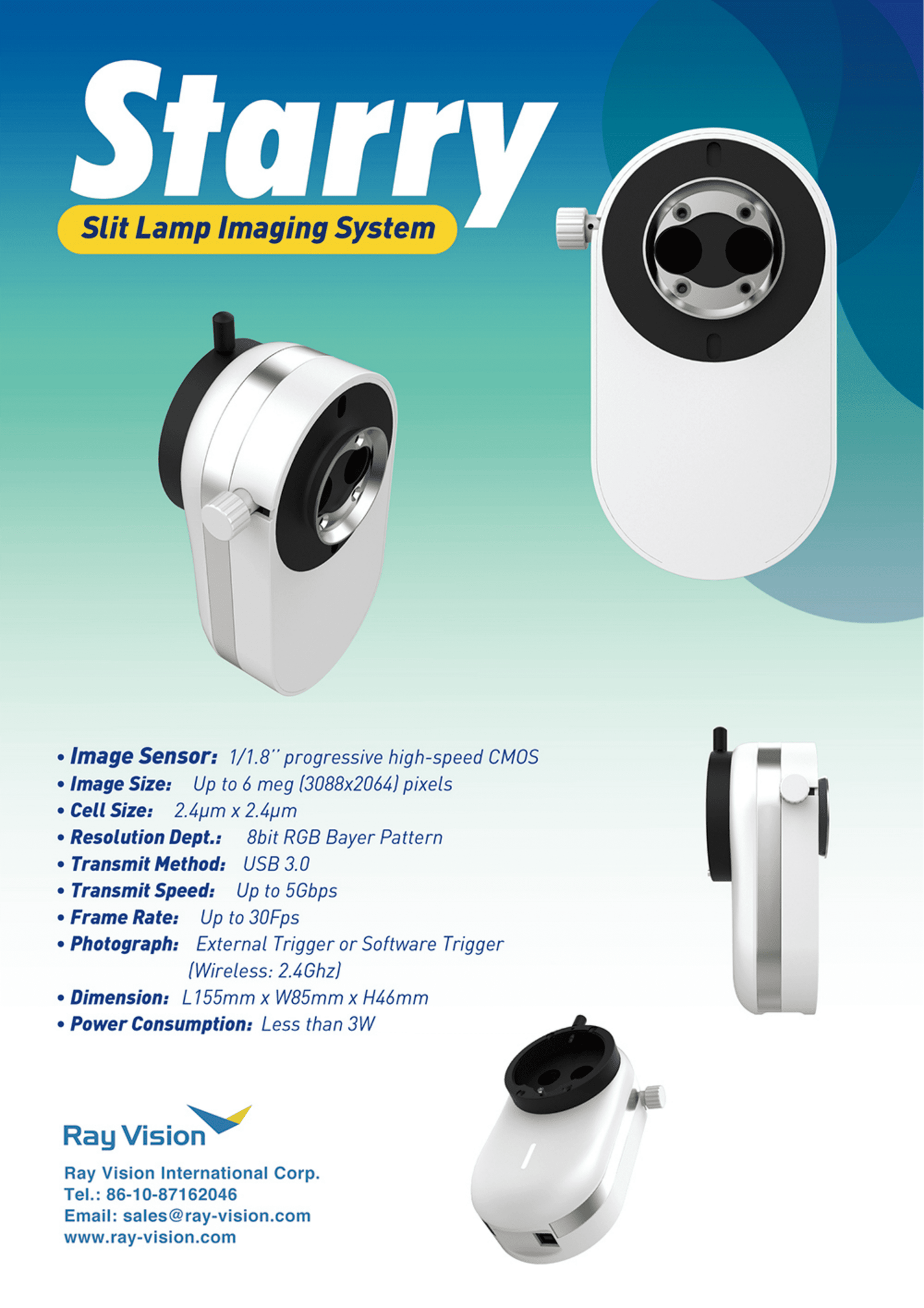 Starry Digital Slit Lamp Imaging System