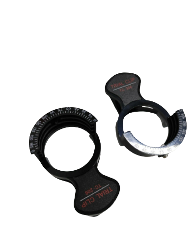 2 Trial Optical Lens Piece Clip Frame with case