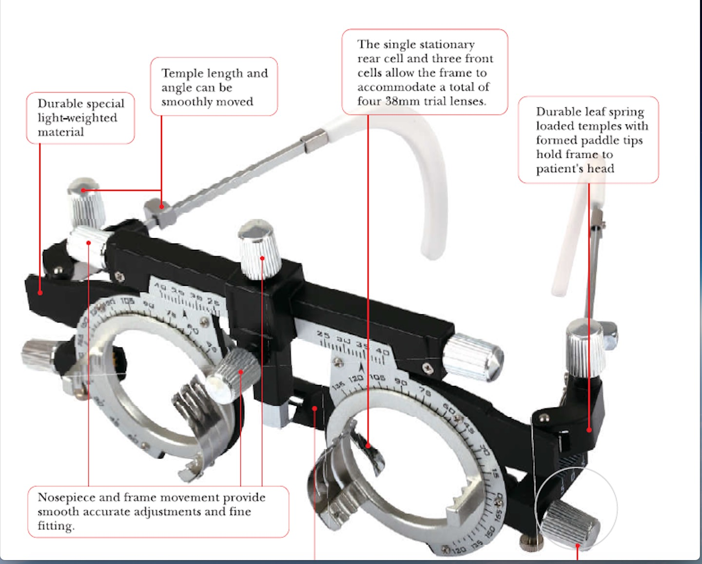 TF-K65 Optical Adjustable Trial Frame