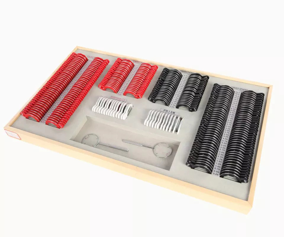 266 pcs Trial Lens Set Plastic Rim Optometry Optical instrument Aluminum Case