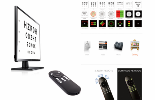 Elite Digital Eye Vision Chart Acuity Chart