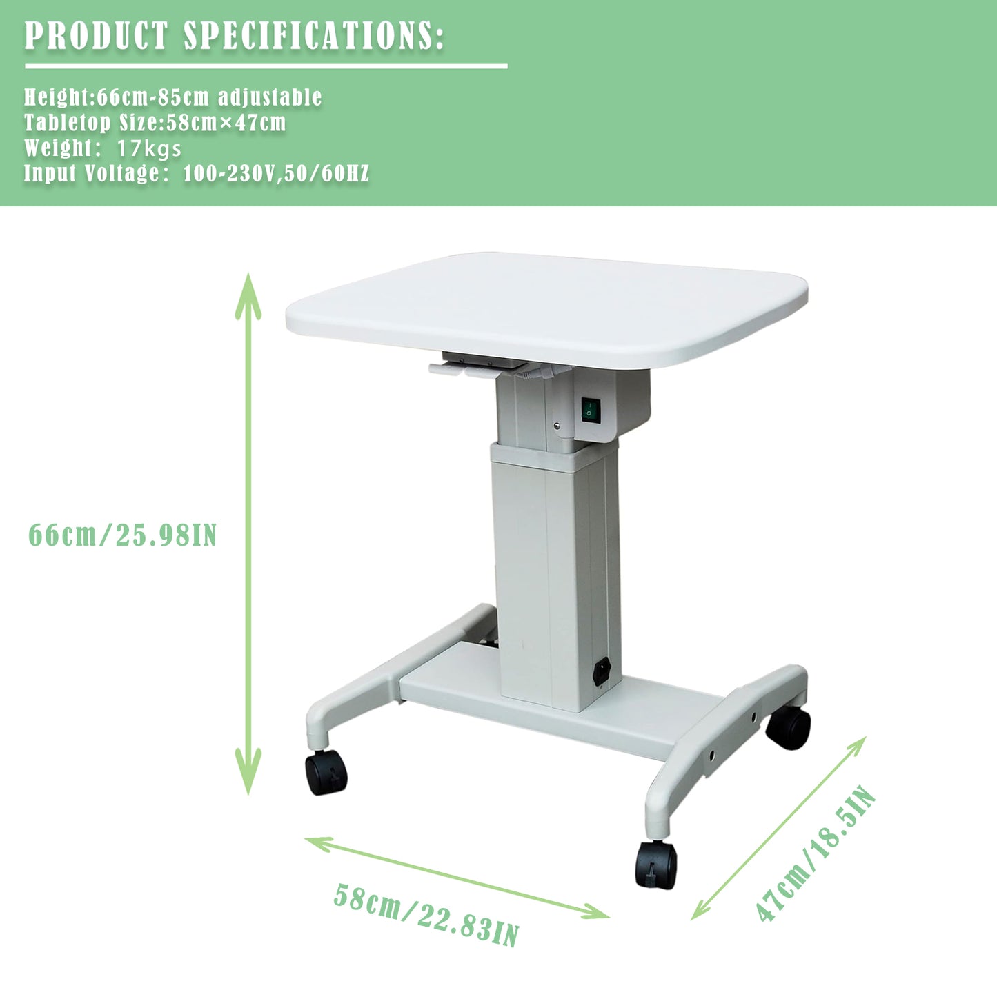 TB-S100 Motorized Table