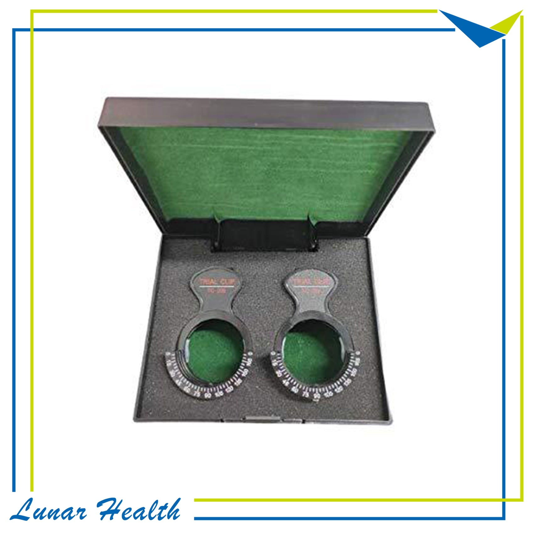 2 Trial Optical Lens Piece Clip Frame with case – Lunar Health Store