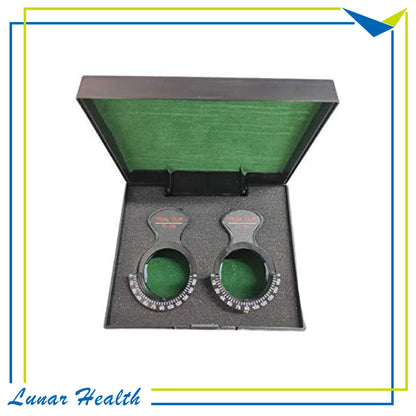 2 Trial Optical Lens Piece Clip Frame with case