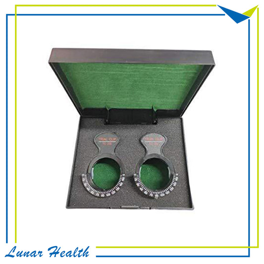 2 Trial Optical Lens Piece Clip Frame with case