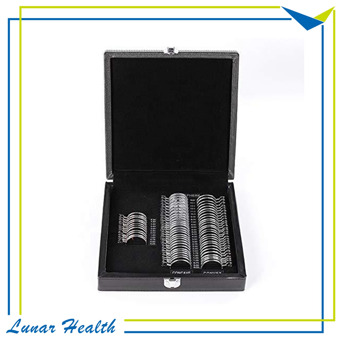 68 Pieces TLS Metal Rim Optical Lens Set