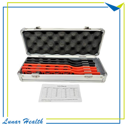 6 Plastic Retinoscopy Rack Lens Bars (30 Lenses) Set