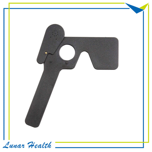 Black Plastic Lorgnette Multi Pinhole Hand Occluder