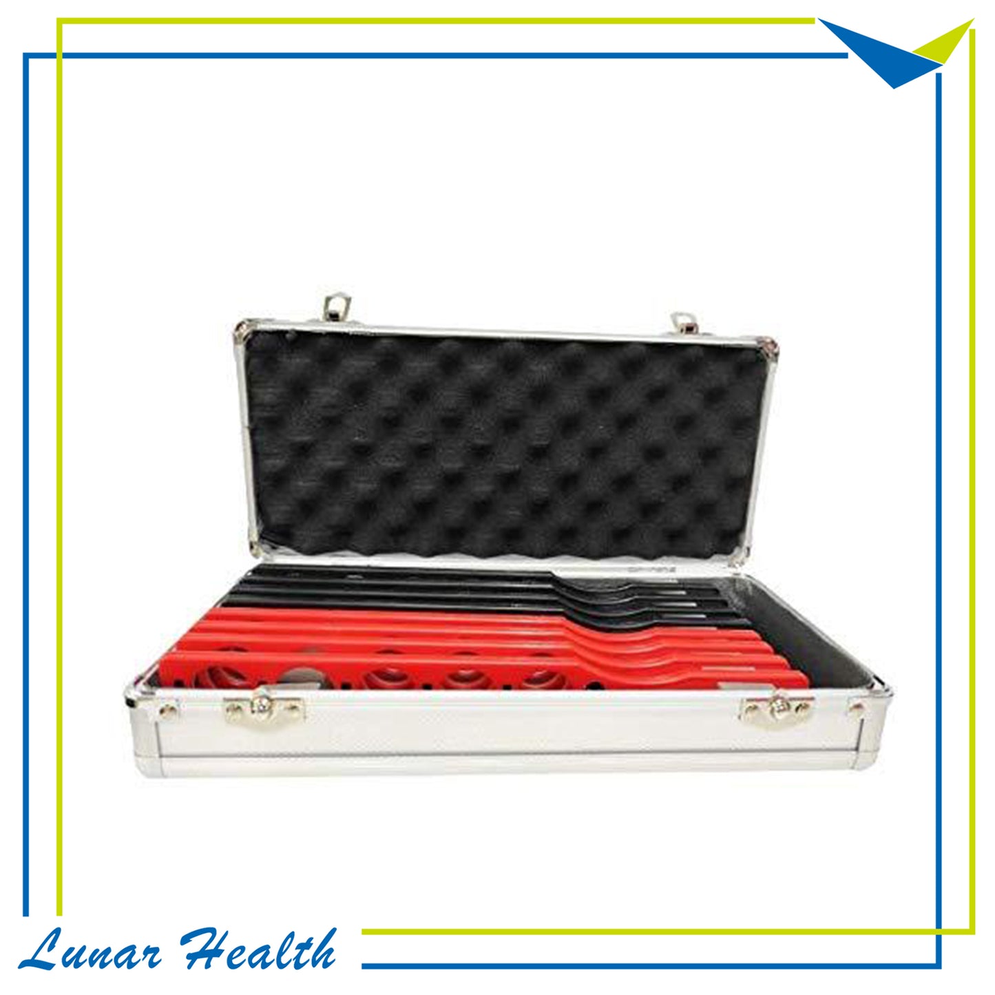 8 Plastic Retinoscopy Rack Lens Bars (40 Lenses) Set