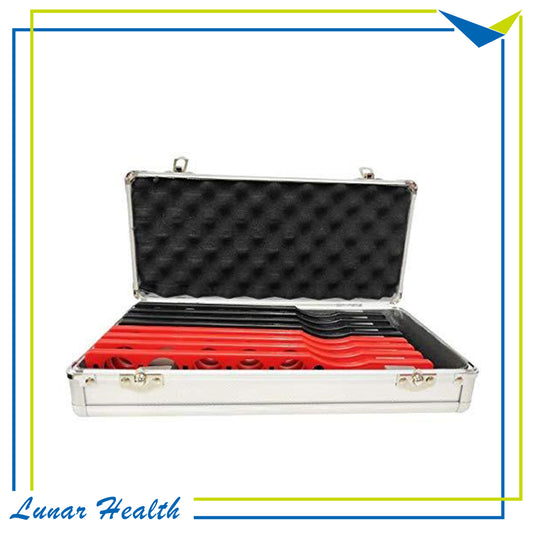 8 Plastic Retinoscopy Rack Lens Bars (40 Lenses) Set