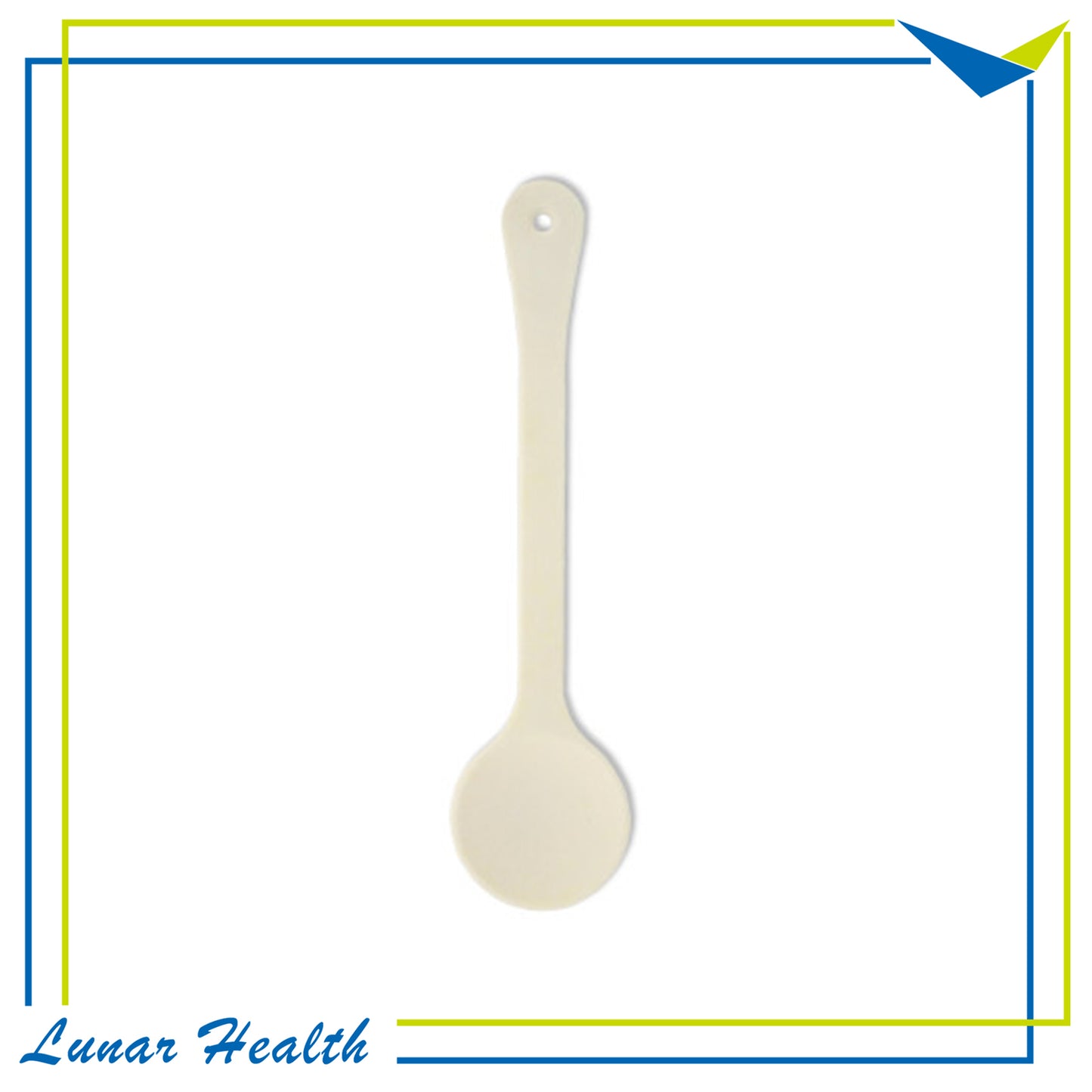 9.5 Inch White Plastic Eye Occluder