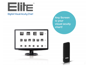 Elite Digital Visual Acuity System Chart