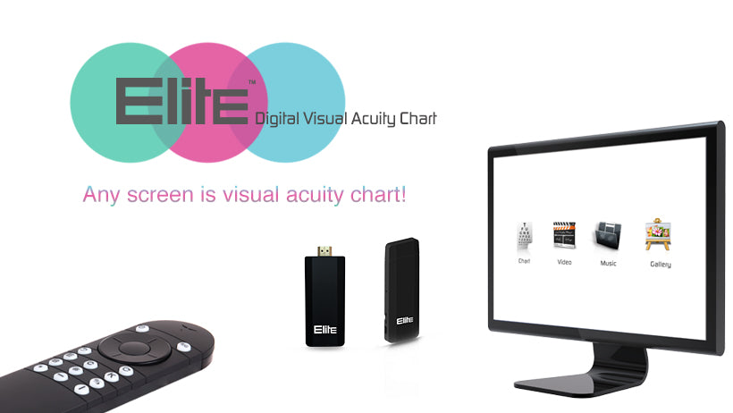 Elite Digital Visual Acuity System Chart