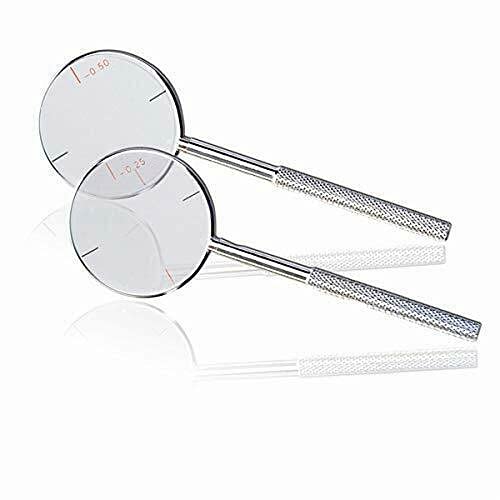 2 pcs Optometry 0.25/0.50 Trial Jackson Cross Cylinder Diopters Optical Optics Tool Lens - Lunar Health Store