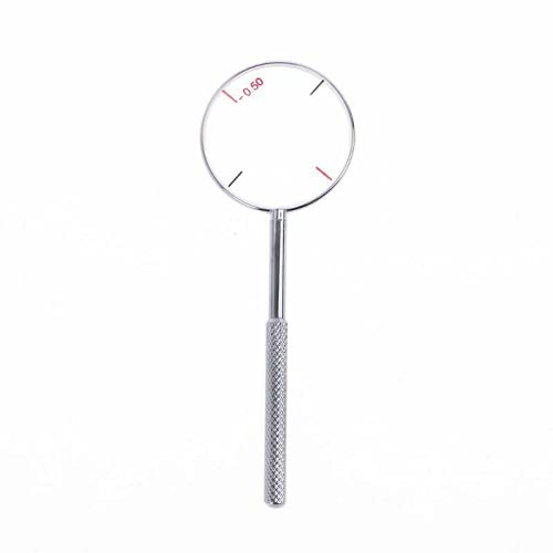 2 pcs Optometry 0.25/0.50 Trial Jackson Cross Cylinder Diopters Optical Optics Tool Lens - Lunar Health Store