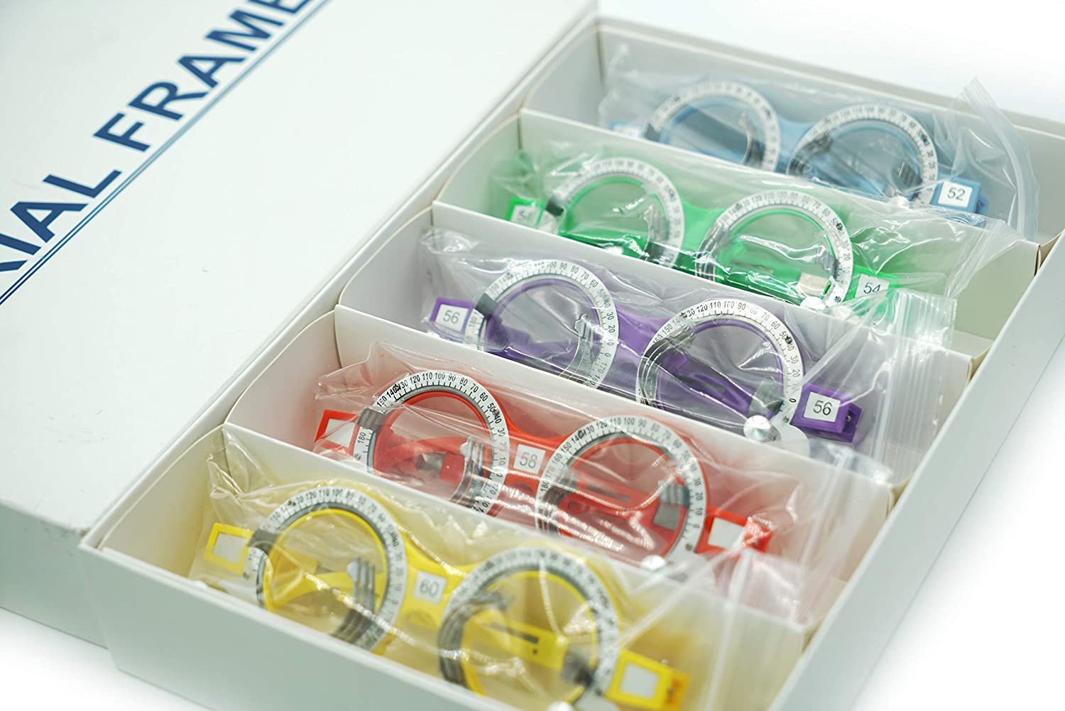 5 Pcs Colorful Optical Lens Trial Frame Comfortable New Eyeglass Optometry Lens - Lunar Health Store
