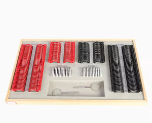 266 pcs Trial Lens Set Plastic Rim Optometry Optical instrument Aluminum Case