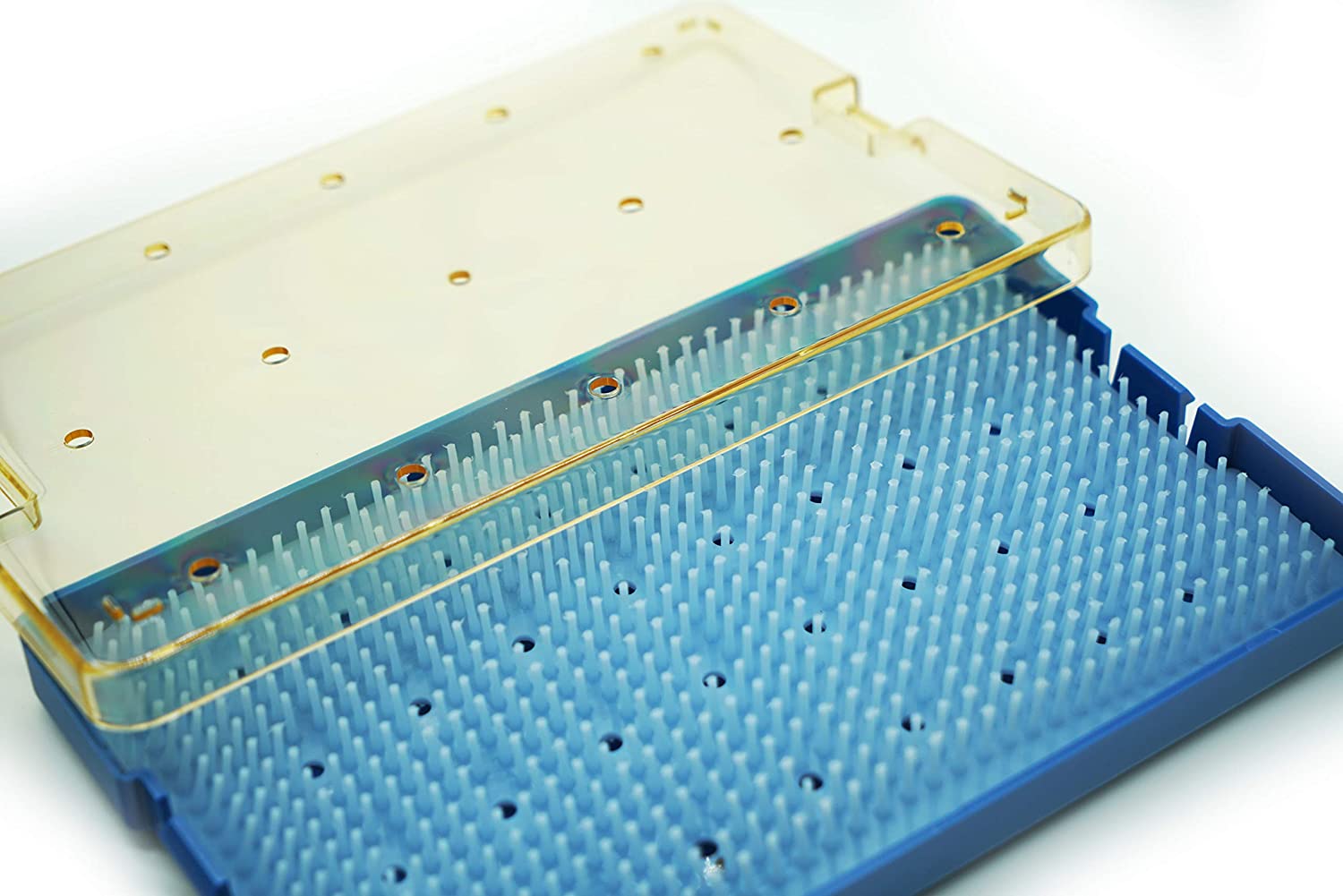 Big Plastic Sterilization Tray Case with Silicone Mat Ophthalmic Eye Instrument - Lunar Health Store