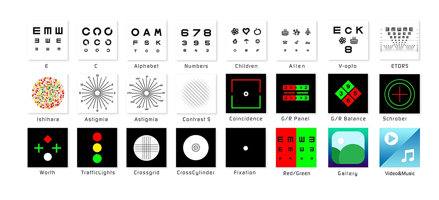 Refurbished Elite Digital Eye Vision Chart Acuity Chart (Upgraded)