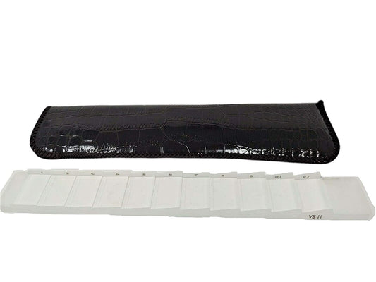 Ophthalmic Optical Vertical (11) Prism Bar Set/w Leather Pouch - Lunar Health Store