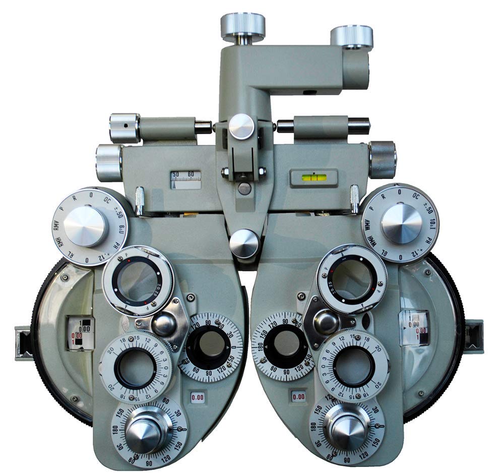 Ophthalmic View Vision Tester White Optical Manual Refractor Optometry VT-50 - Lunar Health Store