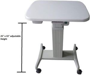 Optical Motorized Power Table Ophthalmic Adjustable Instrument Table 23" x 18" Model TB-S100 - Lunar Health Store