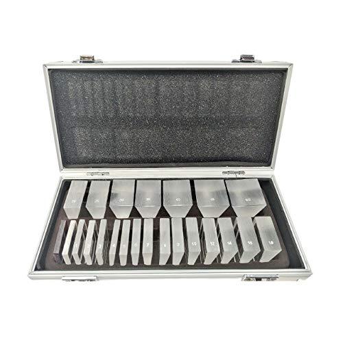 Optical Prism Bar Set 22 Piece Set & 1 Red Filter Lens Ophthalmic Eye Prism Set/w Aluminium Case - Lunar Health Store