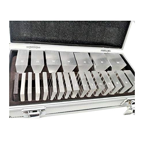 Optical Prism Bar Set 22 Piece Set & 1 Red Filter Lens Ophthalmic Eye Prism Set/w Aluminium Case - Lunar Health Store