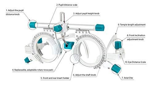 Optometry Universal Eye Trial Frame Optical Fully Adjustable Trial Lens Frame - Lunar Health Store