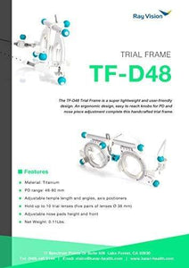 Optometry Universal Eye Trial Frame Optical Fully Adjustable Trial Lens Frame - Lunar Health Store